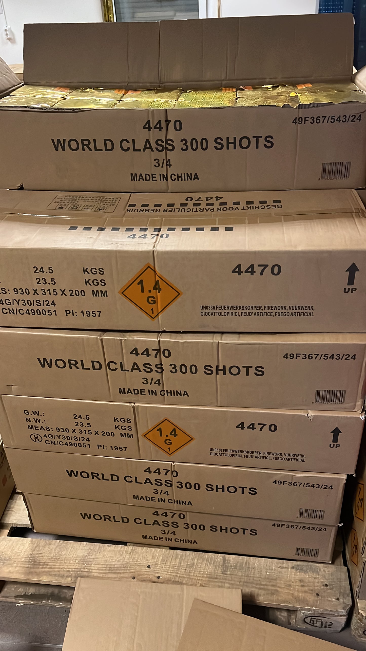 World Class 300 SHOTS - UITVERKOOP ACTIE!