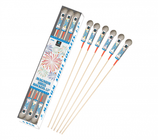 Magnum Shell Rockets 1.5 inch Pijlen