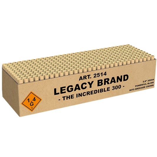 The Incredible 300 shots Legacy Brand