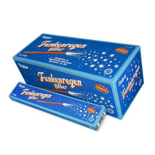 Funkenregen Silber