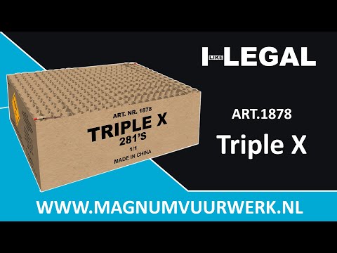 Triple X 281 shots Dubbel Compound – Vuurwerk Emlichheim